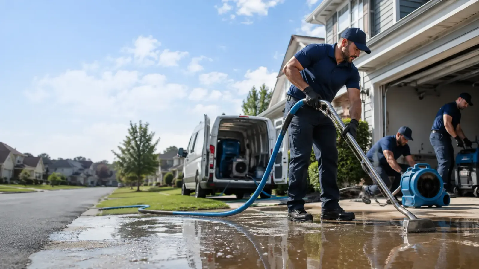 Flood Water Remediation in Clune, PA